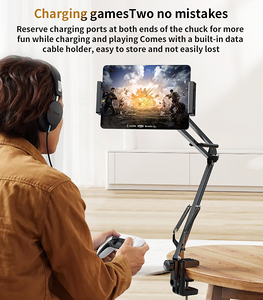 Yesido C296 Multi-Directional Adjustable Folding Metal Desktop Holder 360°Free - Open Sealed  for sale in Egypt from Games2Egypt