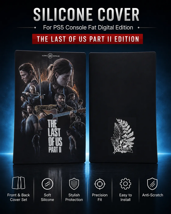 Silicone Cover for PS5 Console Fat Digital Edition - The Last of Us Part II  for sale in Egypt from Games2Egypt