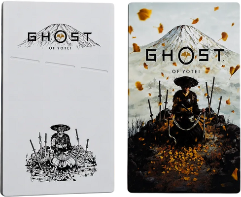 Silicone Cover for PS5 Console Slim Disc Edition - Ghost of Yotei