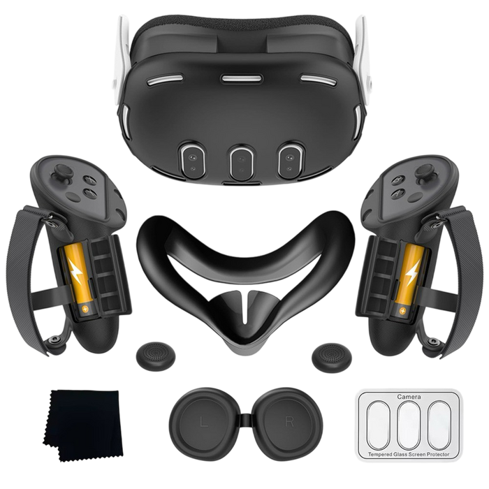 VR Headset Protection & Comfort Kit Meta Quest 3 – Black  for sale in Egypt from Games2Egypt
