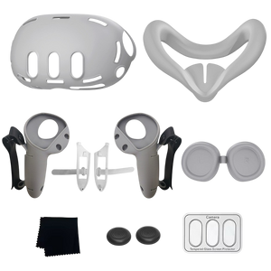 VR Headset Protection & Comfort Kit Meta Quest 3 – White  for sale in Egypt from Games2Egypt