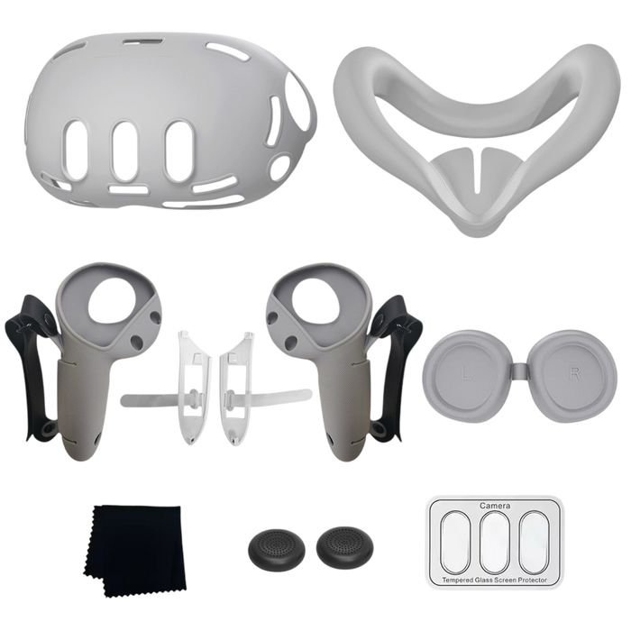 VR Headset Protection & Comfort Kit Meta Quest 3 – White  for sale in Egypt from Games2Egypt