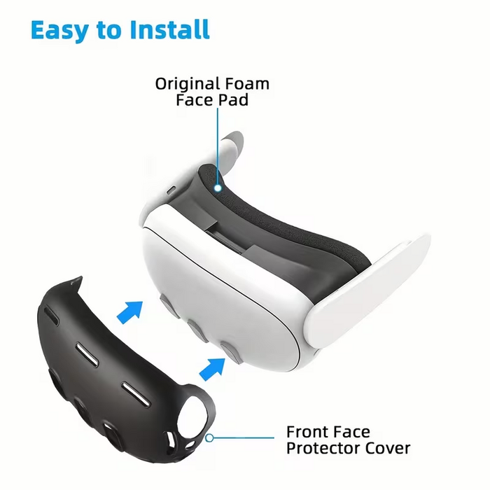 VR Headset Protection & Comfort Kit Meta Quest 3 – Black  for sale in Egypt from Games2Egypt