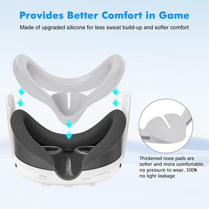 VR Headset Protection & Comfort Kit Meta Quest 3 – Black  for sale in Egypt from Games2Egypt
