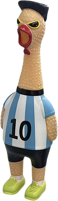 Messi Football Edition World Cup 2026 - Screaming Chicken Squeeze Toy