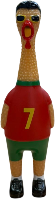 Cristiano Ronaldo Football Edition World Cup 2026 - Screaming Chicken Squeeze Toy  for sale in Egypt from Games2Egypt