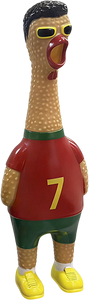 Cristiano Ronaldo Football Edition World Cup 2026 - Screaming Chicken Squeeze Toy  for sale in Egypt from Games2Egypt