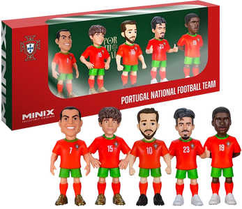 مينيكس - نجوم كرة القدم 5-Pack سبورتس: كرة القدم - البرتغال - (رونالدو، نيفيز، سيلفا، فيتينيا، مينديش) -  للبيع في مصر من خلال Games2Egypt