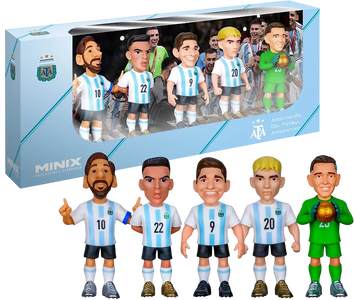مينيكس - نجوم كرة القدم 5-Pack سبورتس: كرة القدم - الأرجنتين - (ميسي، لاوتارو، ألفاريز، ماستانتونو، مارتينيز) -  للبيع في مصر من خلال Games2Egypt