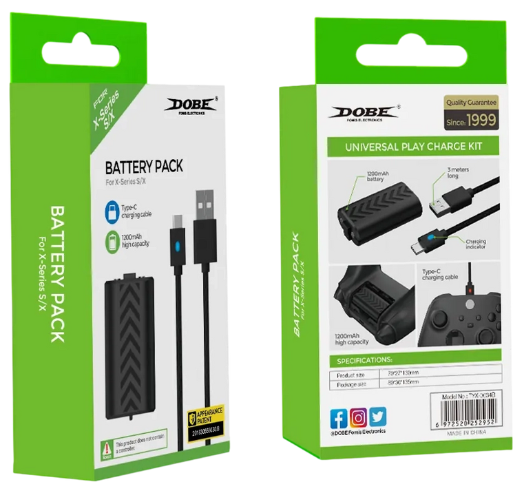 DOBE TYX-0634B - Battery Pack for Xbox Series X|S Controller  for sale in Egypt from Games2Egypt