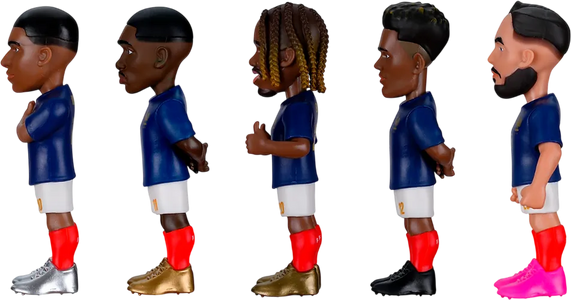 MINIX - Football Stars 5-Pack Sports: Football - France - (Mbappe, Dembele, Barcola, Doue, Cherki)  for sale in Egypt from Games2Egypt