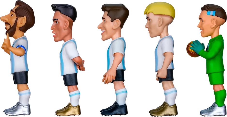MINIX - Football Stars 5-Pack Sports: Football - Argentina - (Messi, Lautaro, Álvarez, Mastantuono, Martinez)  for sale in Egypt from Games2Egypt
