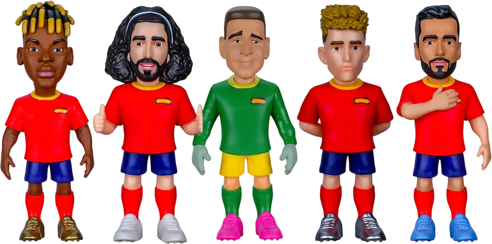 MINIX - Football Stars 5-Pack Sports: Football - Spain - (Williams, Cucurella, Simón, Fermín, Merino)  for sale in Egypt from Games2Egypt