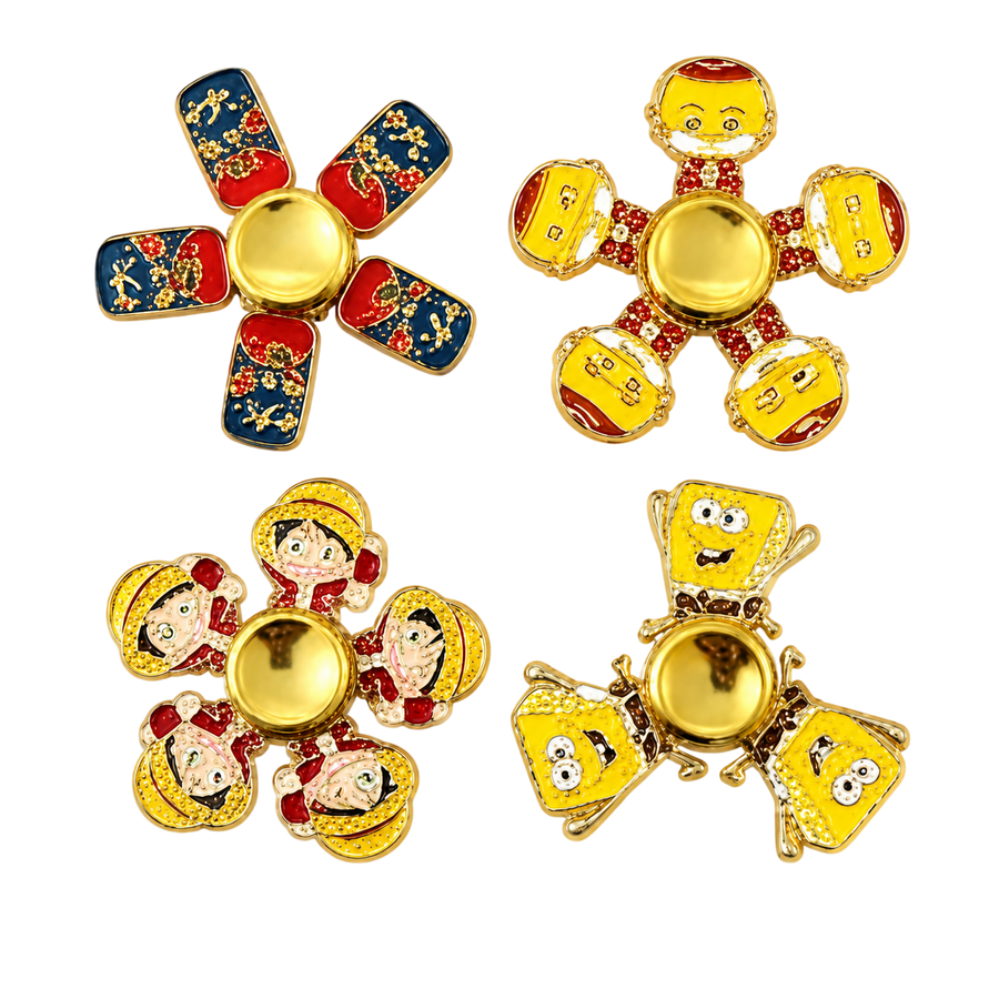 Premium Metal Fidget Spinner - Random Character Shape – image 8