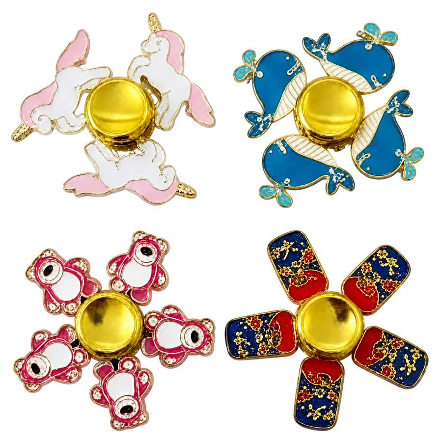 Premium Metal Fidget Spinner - Random Character Shape – image 6
