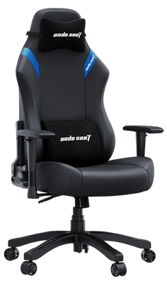 Anda Seat Luna Premium Gaming Chair - Large Black + Blue