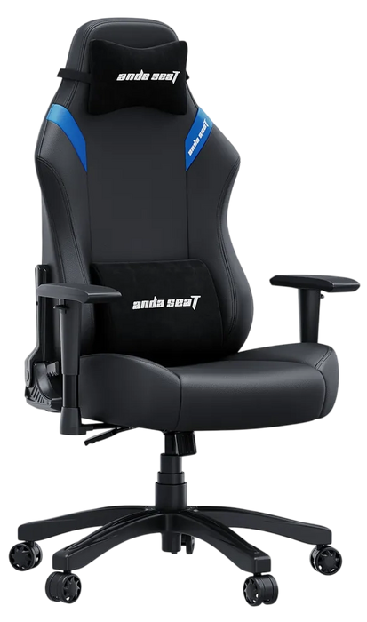 Anda Seat Luna Premium Gaming Chair - Large Black + Blue  for sale in Egypt from Games2Egypt