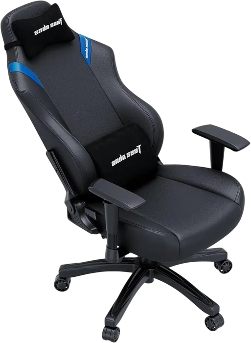Anda Seat Luna Premium Gaming Chair - Large Black + Blue  for sale in Egypt from Games2Egypt