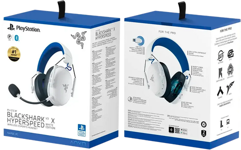 Razer BlackShark V3 X Hyperspeed Headset for PlayStation & PC - White  for sale in Egypt from Games2Egypt