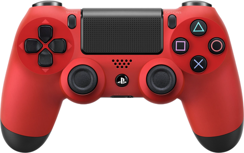 Factory Recertified DUALSHOCK 4 PS4 Controller - Magma Red -  for sale in Egypt from Games2Egypt