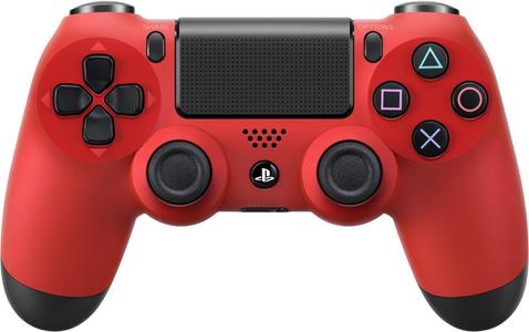 Factory Recertified DUALSHOCK 4 PS4 Controller - Magma Red