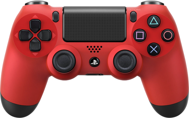 Factory Recertified DUALSHOCK 4 PS4 Controller - Magma Red