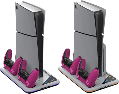DOBE TP5-3557D RGB Multlfunctiona Cooling Stand for PS5  for sale in Egypt from Games2Egypt