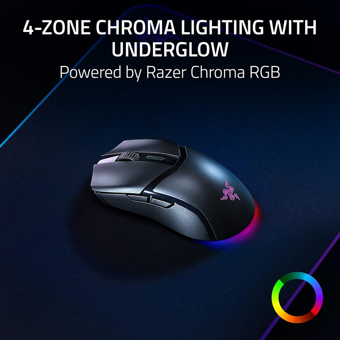 Razer Cobra HyperSpeed RGB Wireless Gaming Mouse - Black  for sale in Egypt from Games2Egypt