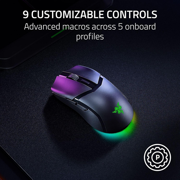 Razer Cobra HyperSpeed RGB Wireless Gaming Mouse - Black  for sale in Egypt from Games2Egypt