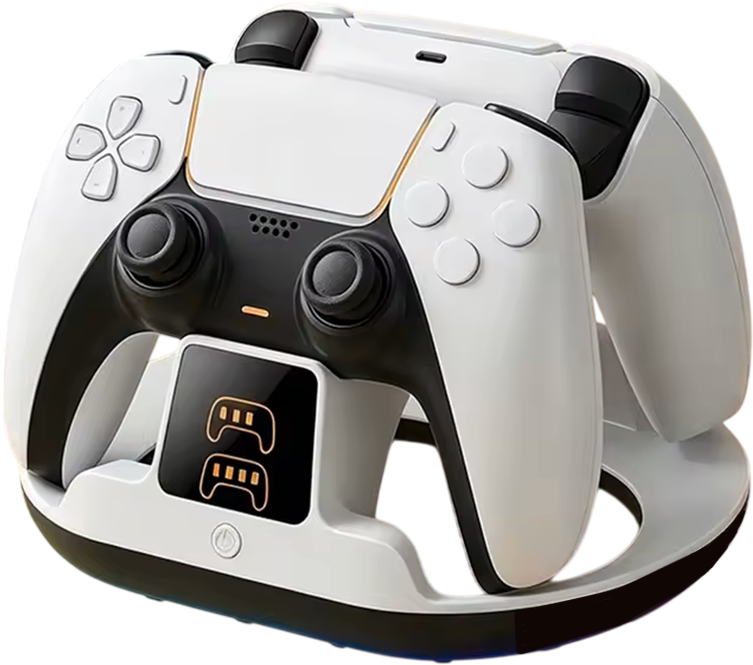 Deadskull Dual Charging Stand for PS5 RGB Dock Station - White  for sale in Egypt from Games2Egypt