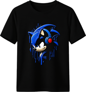 Blue Rush – Sonic Kids T-Shirt  for sale in Egypt from Games2Egypt