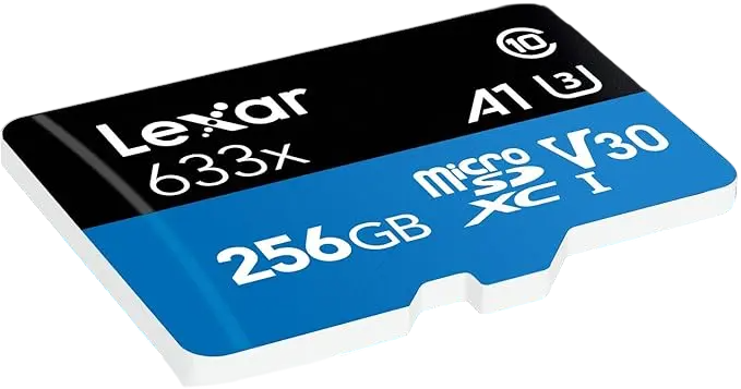 Lexar 633x Micro SD SDHC/SDXC UHS-I Card - 256Gb + SD Adapter - Open Sealed  for sale in Egypt from Games2Egypt