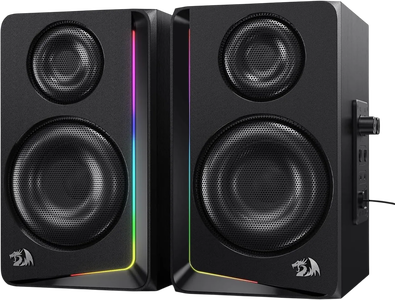 Redragon GS812 Wireless RGB Wooden PC Gaming Speaker -  for sale in Egypt from Games2Egypt