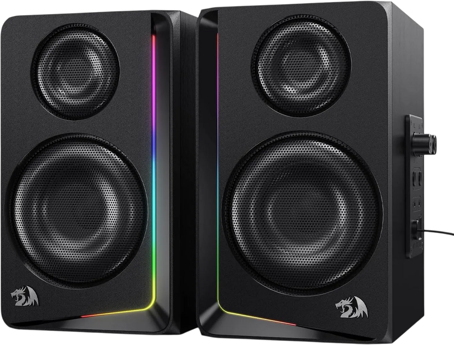 Redragon GS812 Wireless RGB Wooden PC Gaming Speaker  for sale in Egypt from Games2Egypt