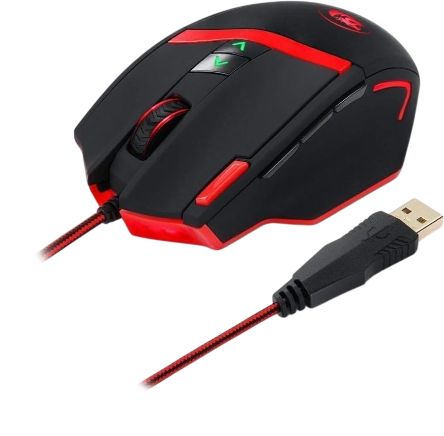 Redragon M801 Mammoth Laser Wired Gaming Mouse - Black – image 2