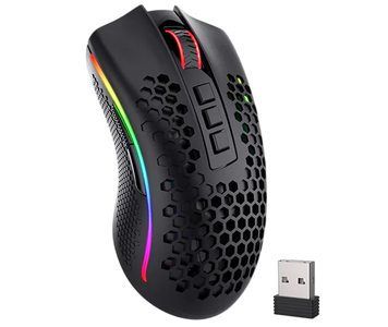 ماوس ريدراجون M808-KS Storm Pro RGB للألعاب باتصال مزدوج - أسود -  للبيع في مصر من خلال Games2Egypt