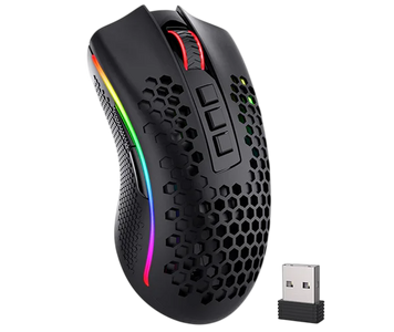 Redragon M808-KS STORM PRO RGB Dual mode Gaming Mouse - Black  for sale in Egypt from Games2Egypt