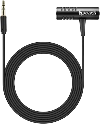 Redragon GM89 Plax Aux Clip-on Gaming Microphone - Black  for sale in Egypt from Games2Egypt