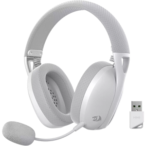 Redragon H848 IRE Pro Tri-Mode Wireless Gaming Headset - White/Gray