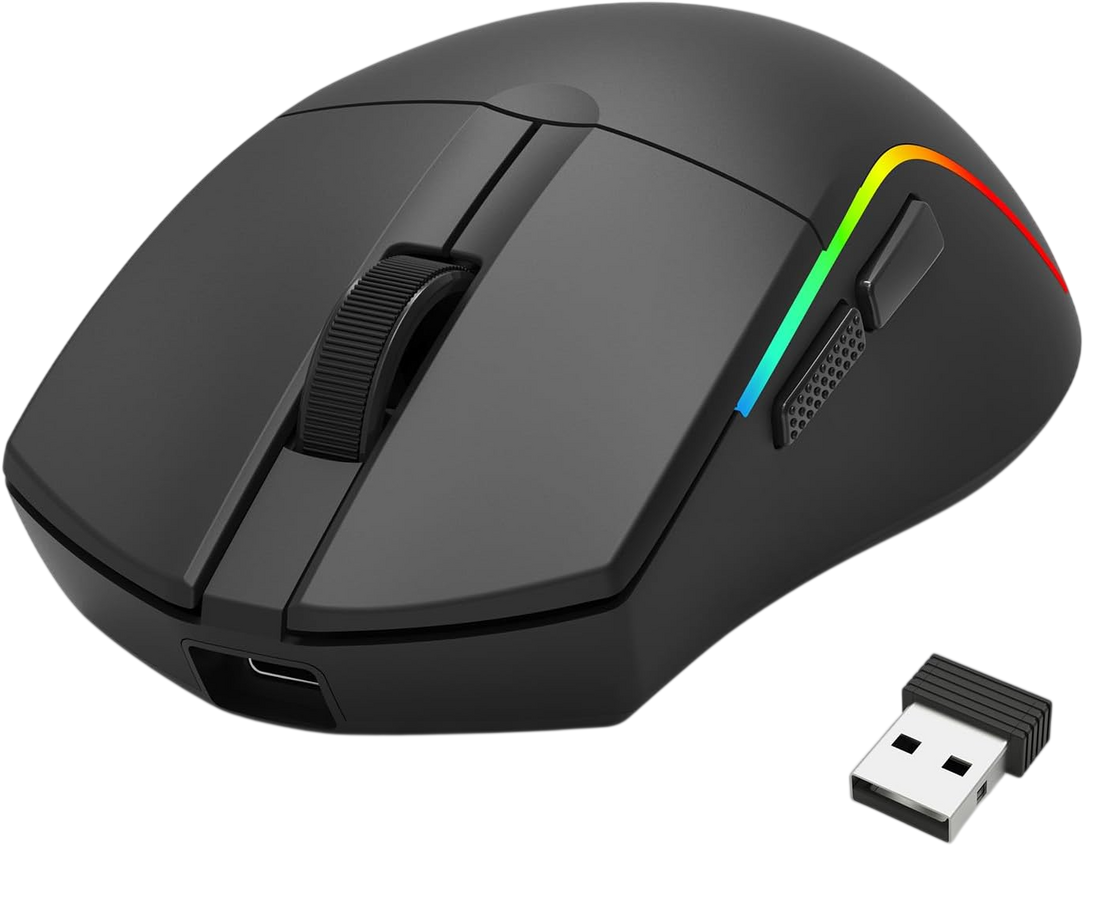 ماوس ريدراجون M816-STD RGB لاسلكي للألعاب - أسود – صورة 2