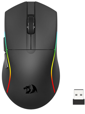 Redragon M816-STD RGB Wireless Gaming Mouse - Black