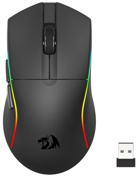 Redragon M816-STD RGB Wireless Gaming Mouse - Black  for sale in Egypt from Games2Egypt
