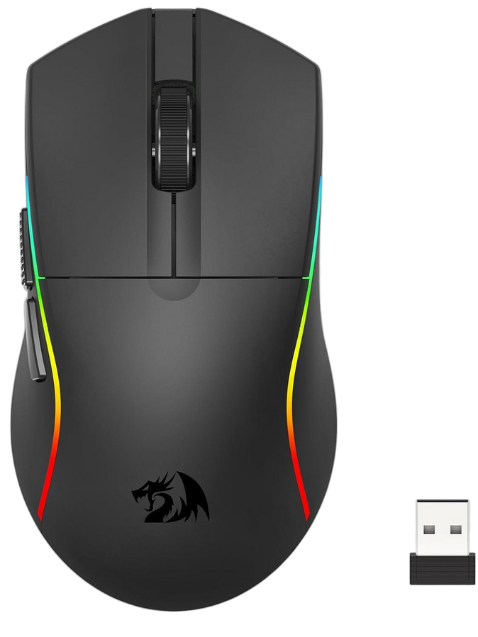 ماوس ريدراجون M816-STD RGB لاسلكي للألعاب - أسود