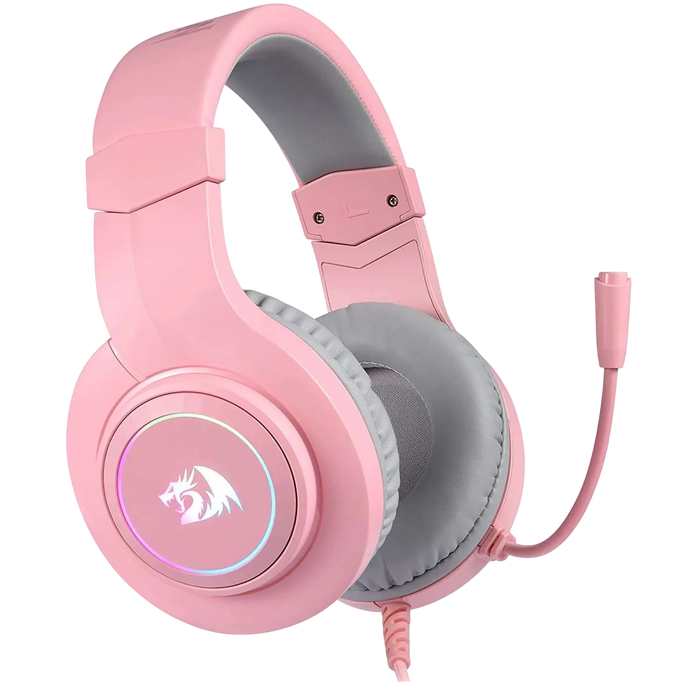 Redragon H260 Hylas Wired RGB Gaming Headphone - Pink  for sale in Egypt from Games2Egypt