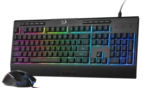 Redragon S151 Membrane Wired RGB Gaming Keyboard & Mouse Combo  for sale in Egypt from Games2Egypt