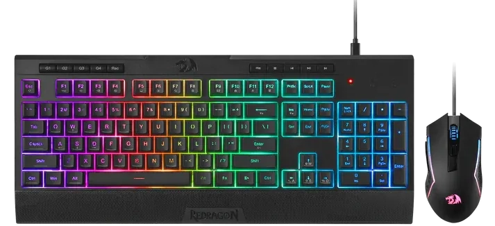 Redragon S151 Membrane Wired RGB Gaming Keyboard & Mouse Combo  for sale in Egypt from Games2Egypt
