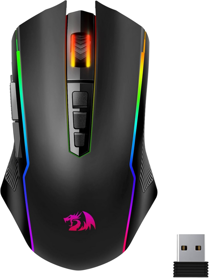 Redragon M914 RGB Tri Mode Gaming Mouse - Black – image 2