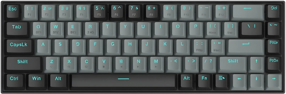 Redragon K662L-G1RS Gwern Dual-Mode Wireless Mechanical Gaming Keyboard  for sale in Egypt from Games2Egypt