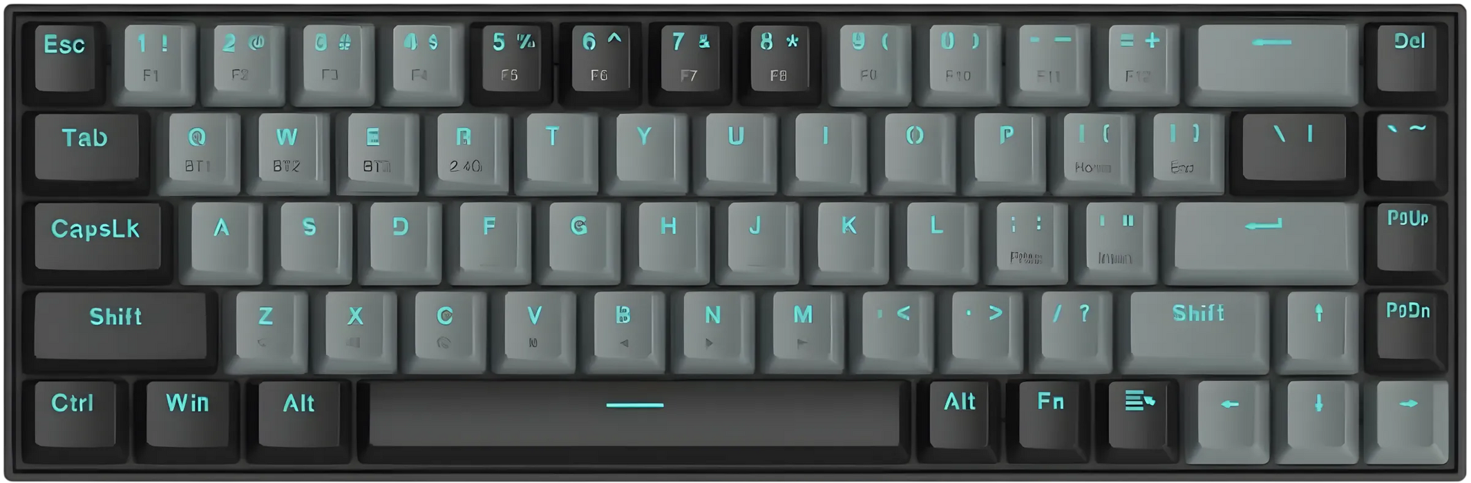Redragon K662L-G1RS Gwern Dual-Mode Wireless Mechanical Gaming Keyboard  for sale in Egypt from Games2Egypt