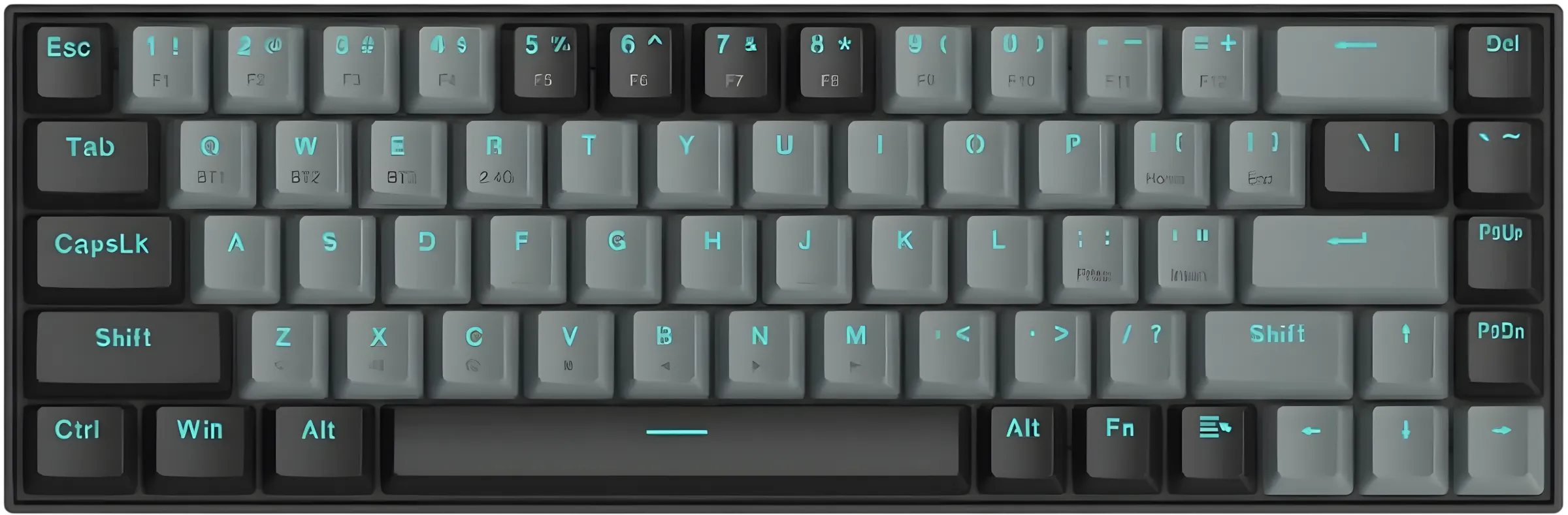 Redragon K662L-G1RS Gwern Dual-Mode Wireless Mechanical Gaming Keyboard